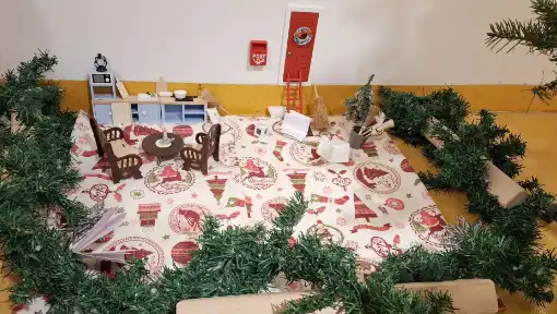 Bratapfel mit Streusel